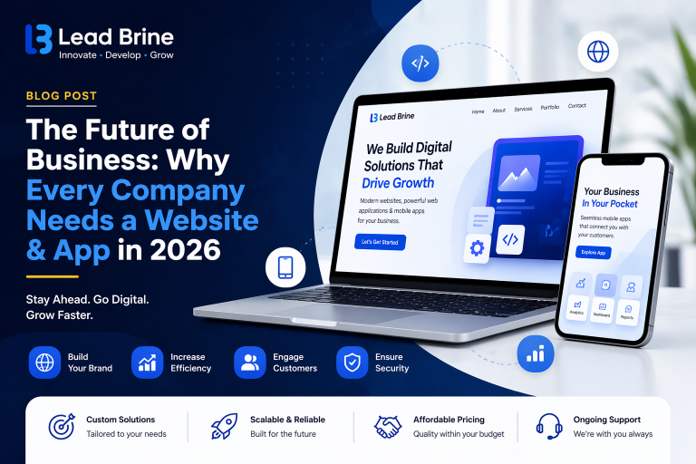 Website Development Company in Kolkata - Lead Brine